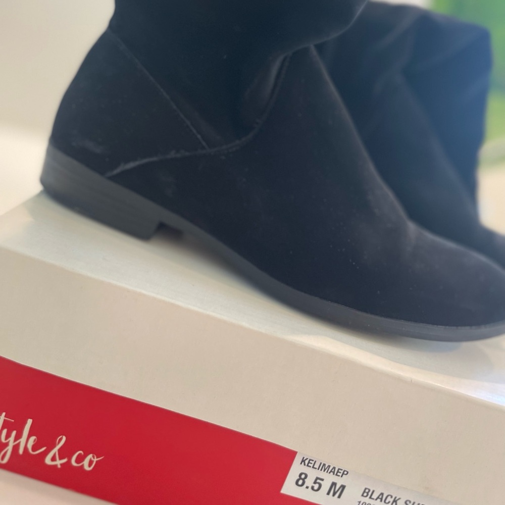 NEW BLACK RIDING BOOTS👢 - Picture 2 of 3